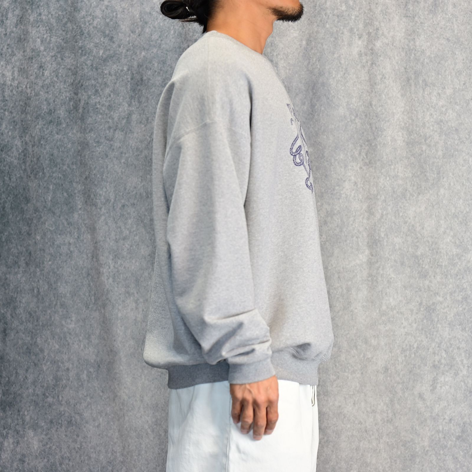 TEX ELLAS Buckeroo Crewneck Pullover （GRT） / クルーネックプルオーバースウェット  （グレー） 2503-4002