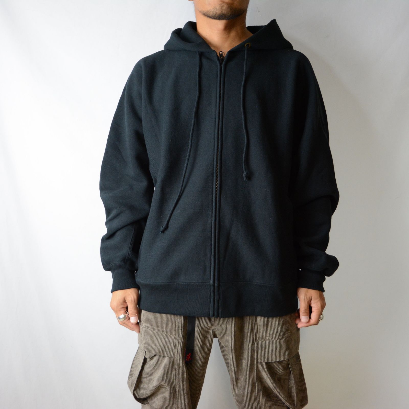 N.HOOLYWOOD - Champion ZIP UP HOODIE （BLACK