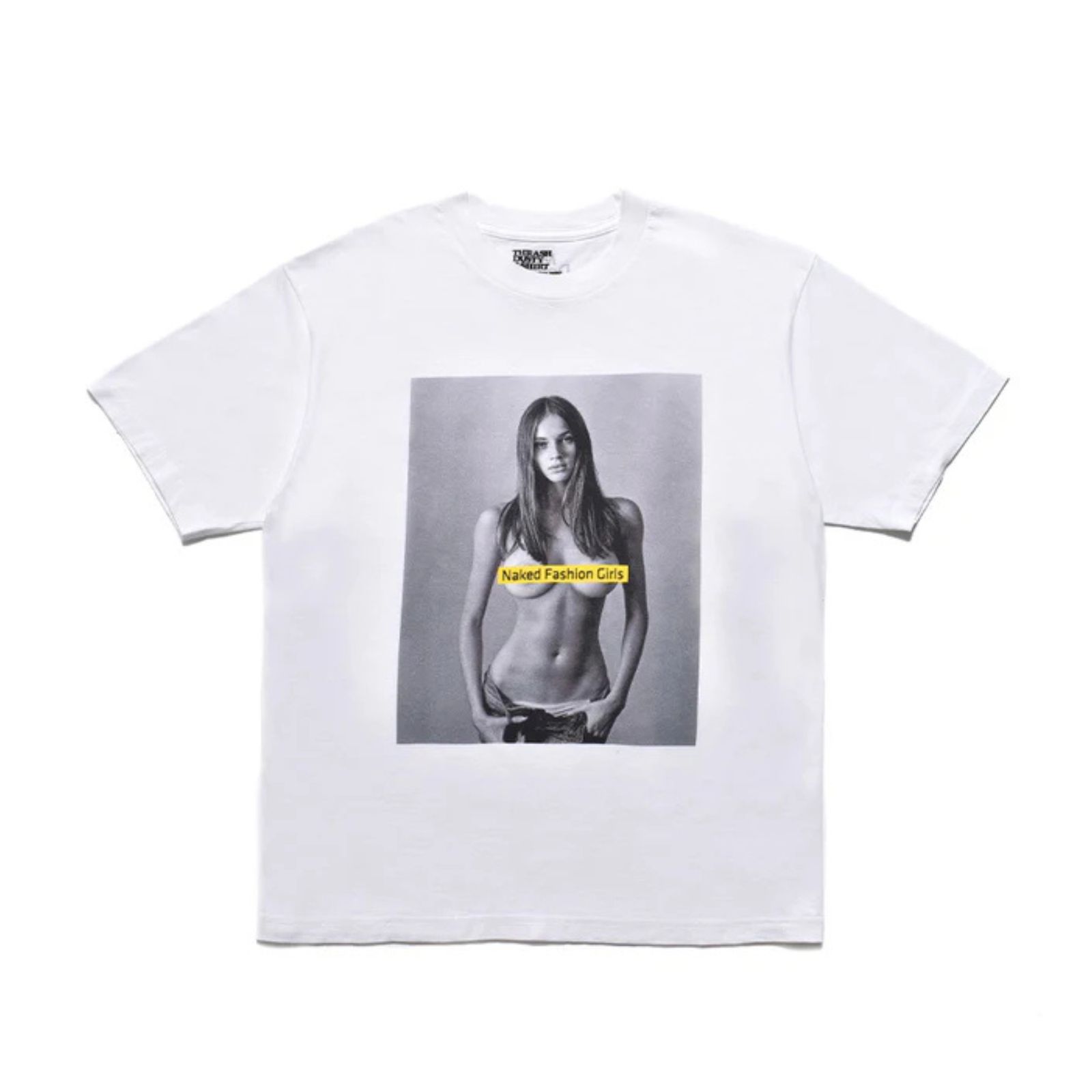 MIKE DOWSON “Naked Fashion Girls”×Stie-lo （WHITE） / プリントTシャツ （ホワイト） 25MND-STL001
