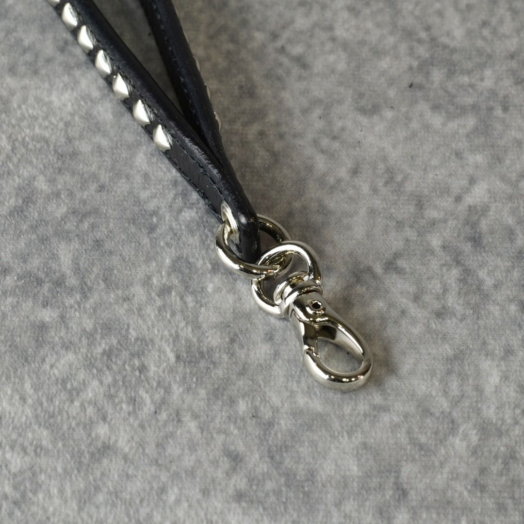 CALEE リストストラップ CALEE - STUDS LEATHER WRIST STRAP (BLACK) / スタッズレザー