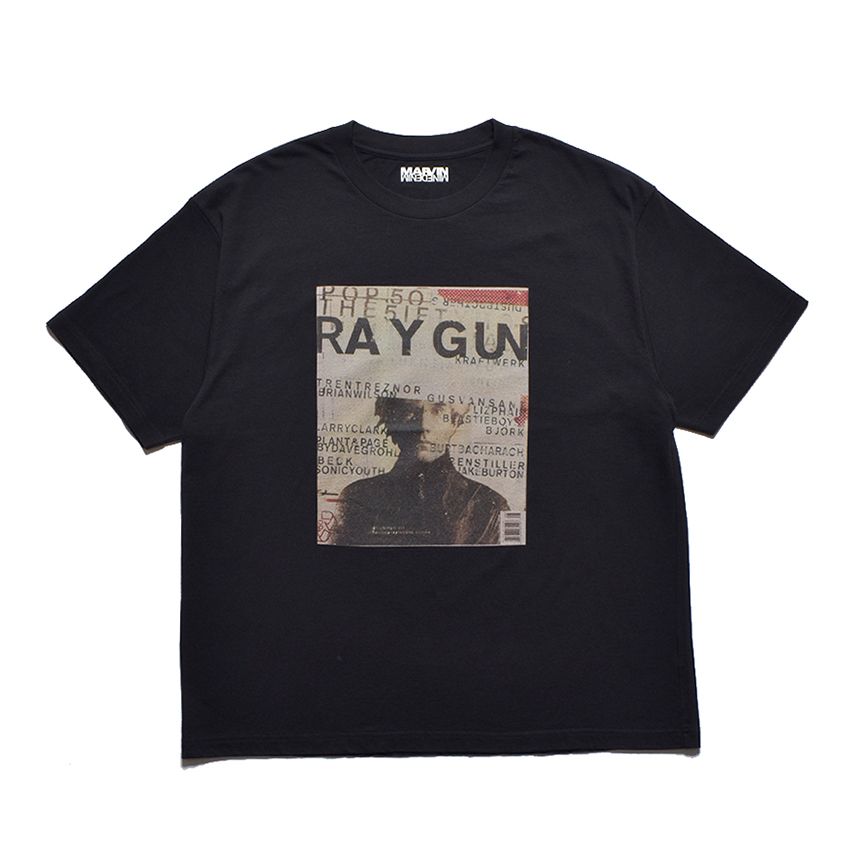 もらって嬉しい出産祝い MINEDENIM - （BLACK T-SH Crewneck “Andy” MINEDENIM × MARVIN トップス