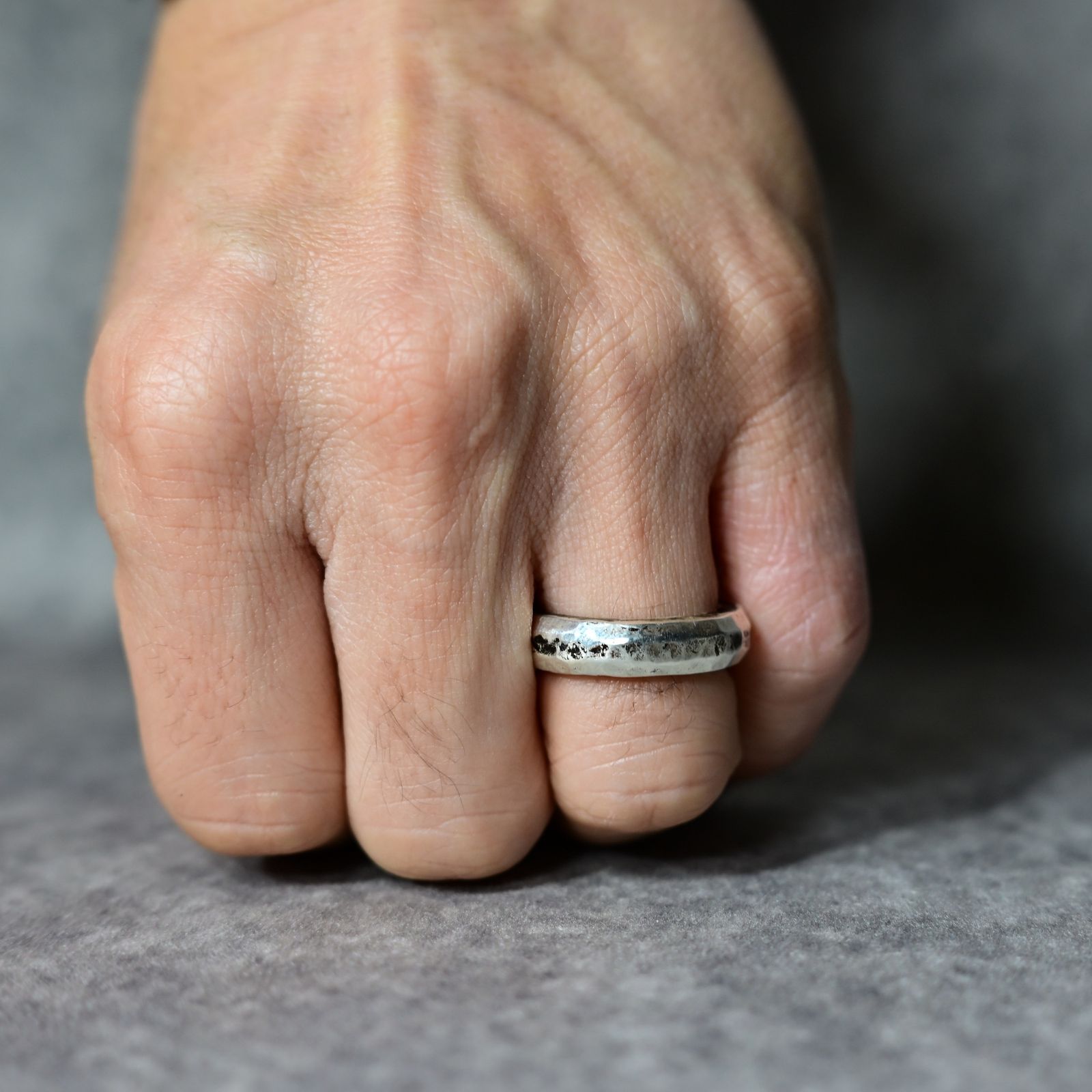 ROUND RING NARROW （17号）｜ SILVERS 純銀