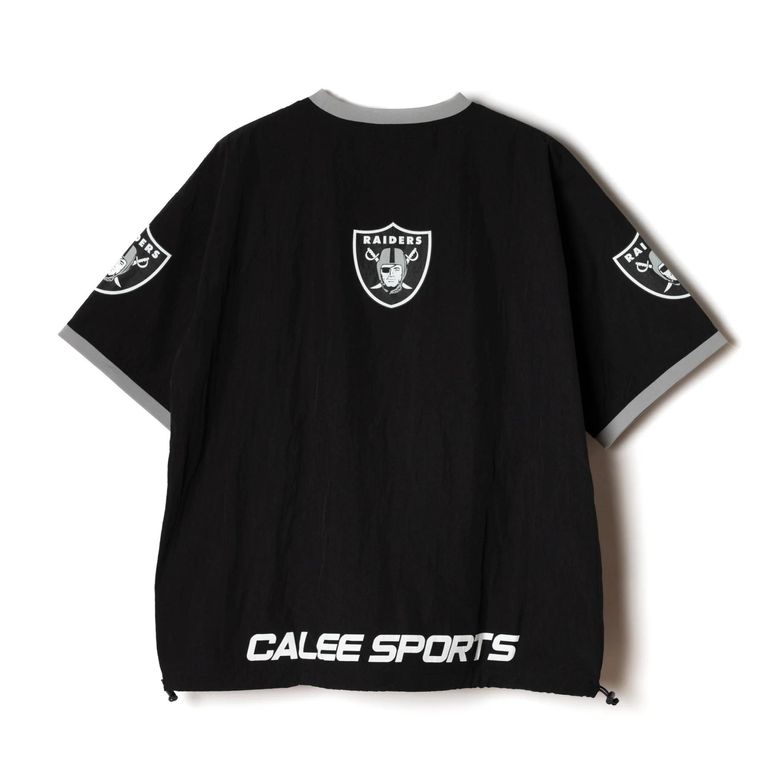 CALEE - × NFL RAIDERS S/S NYLON GAME SH (BLACK) / ナショナル CALEE - × NFL RAIDERS S/S NYLON GAME SH (BLACK) / ナショナル