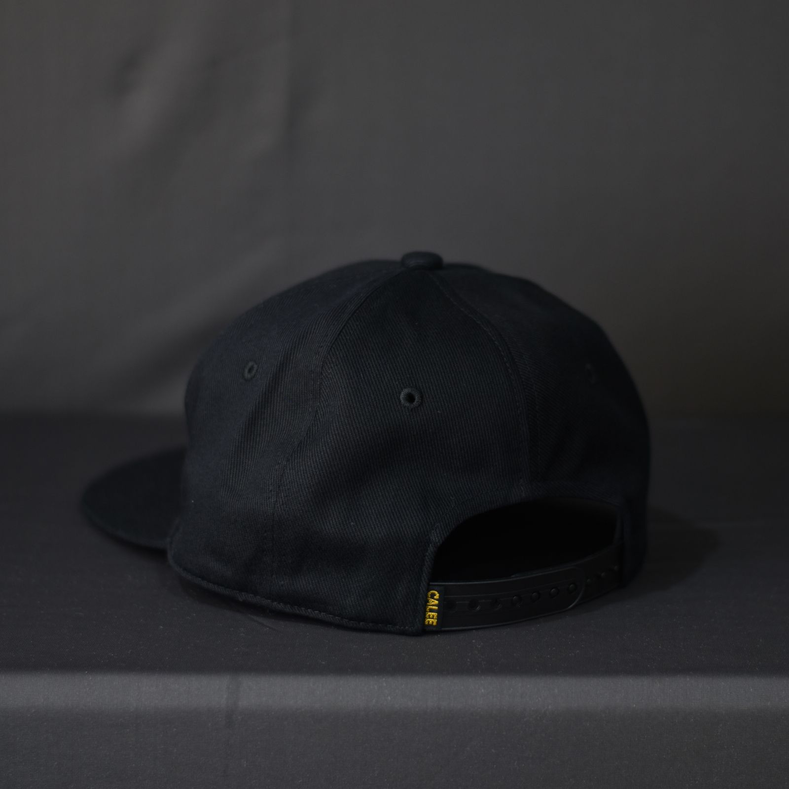 CAL NT LOGO TWILL BASEBALL CAP (BLACK/RED) / ロゴ ベースボールキャップ