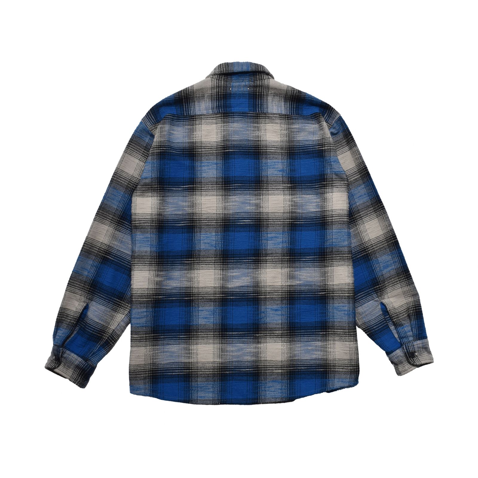 Heavy Cotton Flannel Ombre Work Shirt （BPT）｜フランネル オンブレチェック ワークシャツ｜MDFBF09503