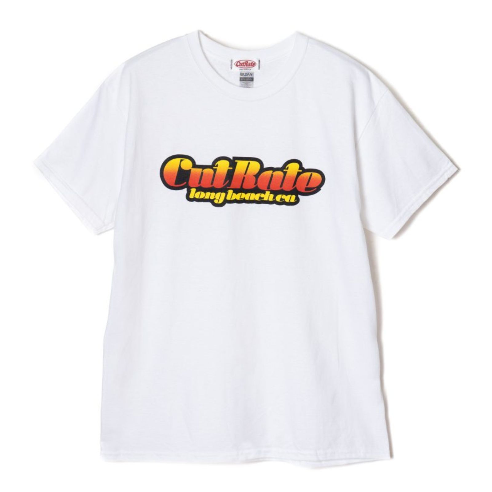 CUTRATE RETRO LOGO S/S TEE (WHITE) / プリントTシャツ