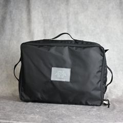 POUCH WITH STRAP （BLACK） / ファスナー ポーチ バッグ （ブラック） / 9251-AC02