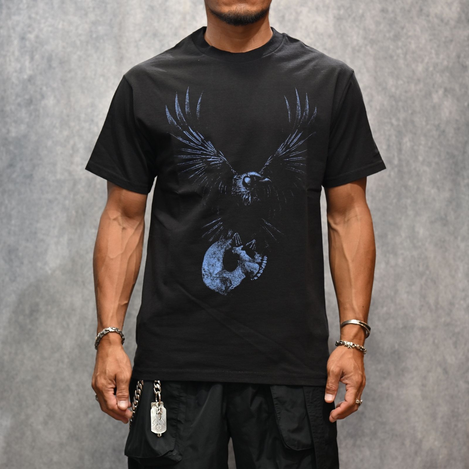 × MASSES “ROUND NECK” SHORT SLEEVE T A Ys （BLACK） / ML-T74-990-2
