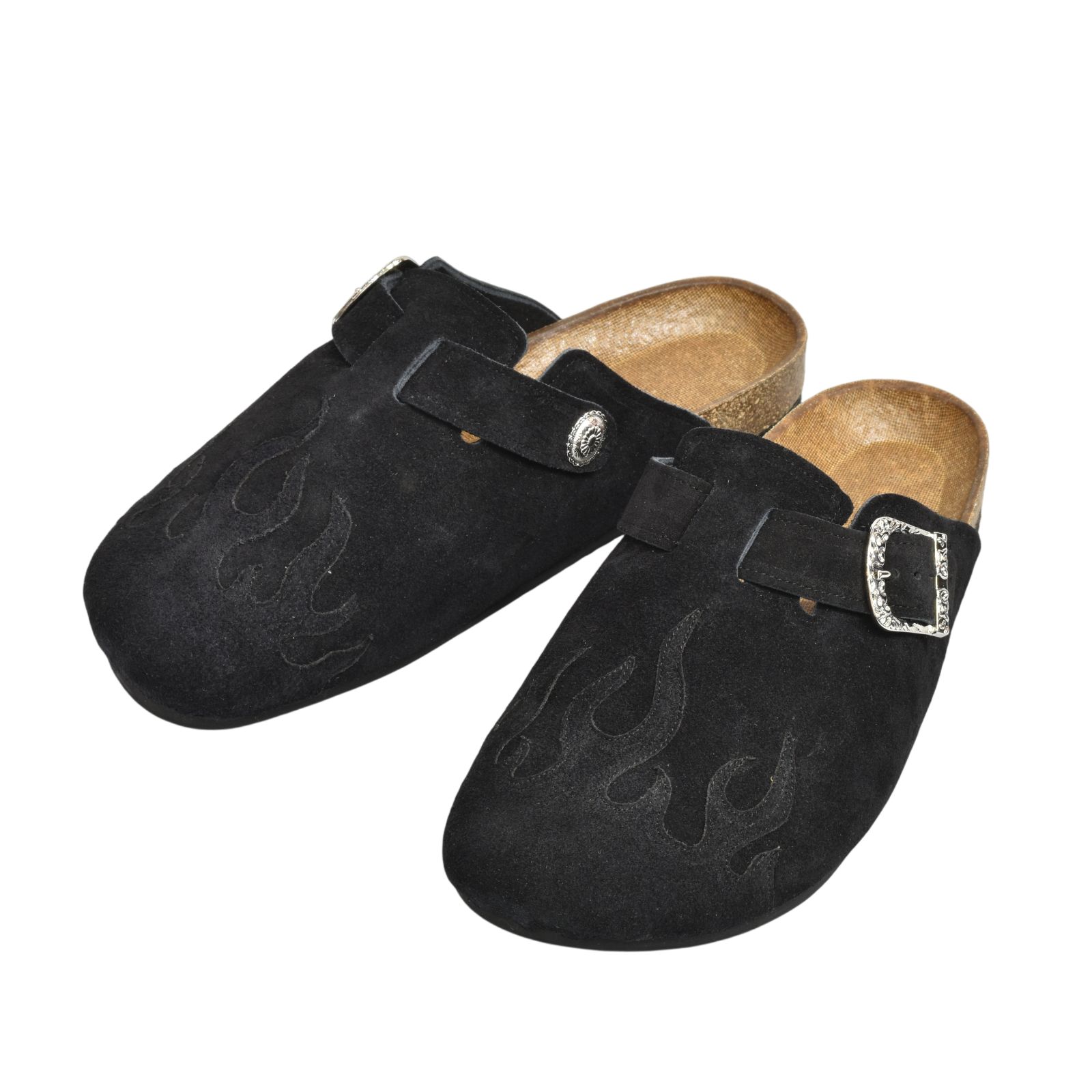 FLAME PATTERN SABO SANDALS (BK)｜フレームパターン サボサンダル｜PD26SAC06