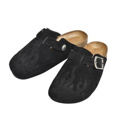 FLAME PATTERN SABO SANDALS (BK)｜フレームパターン サボサンダル｜PD26SAC06