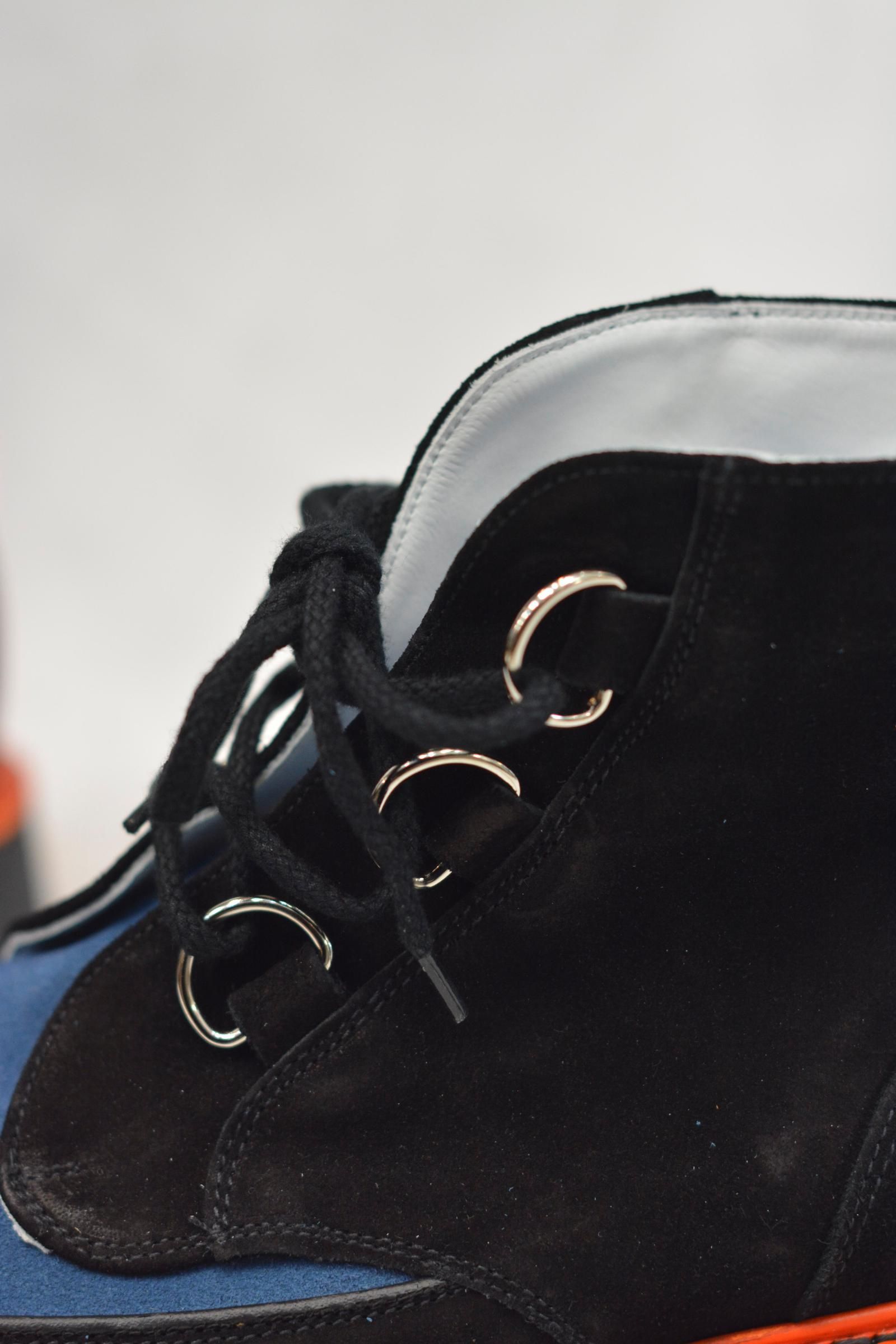 ジョージコックス George Cox Dリングブーツ 13327 311 (BLACK SDE BLUE SDE)