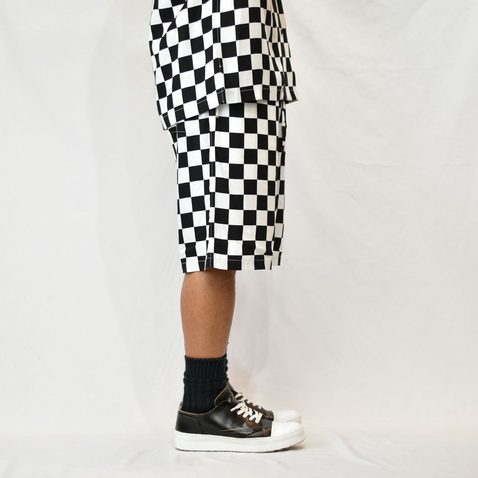 CU.Denim Checker flag Surf Shorts (WPT)