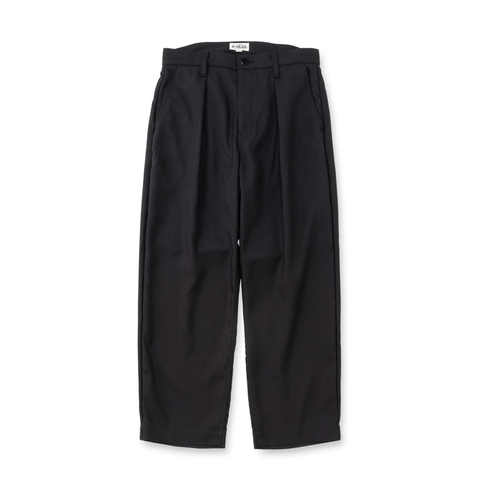 ST-P TUCK SLACKS (BLACK)｜スタプレ タック スラックス｜CL-26SS008