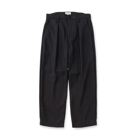 ST-P TUCK SLACKS (BLACK)｜スタプレ タック スラックス｜CL-26SS008