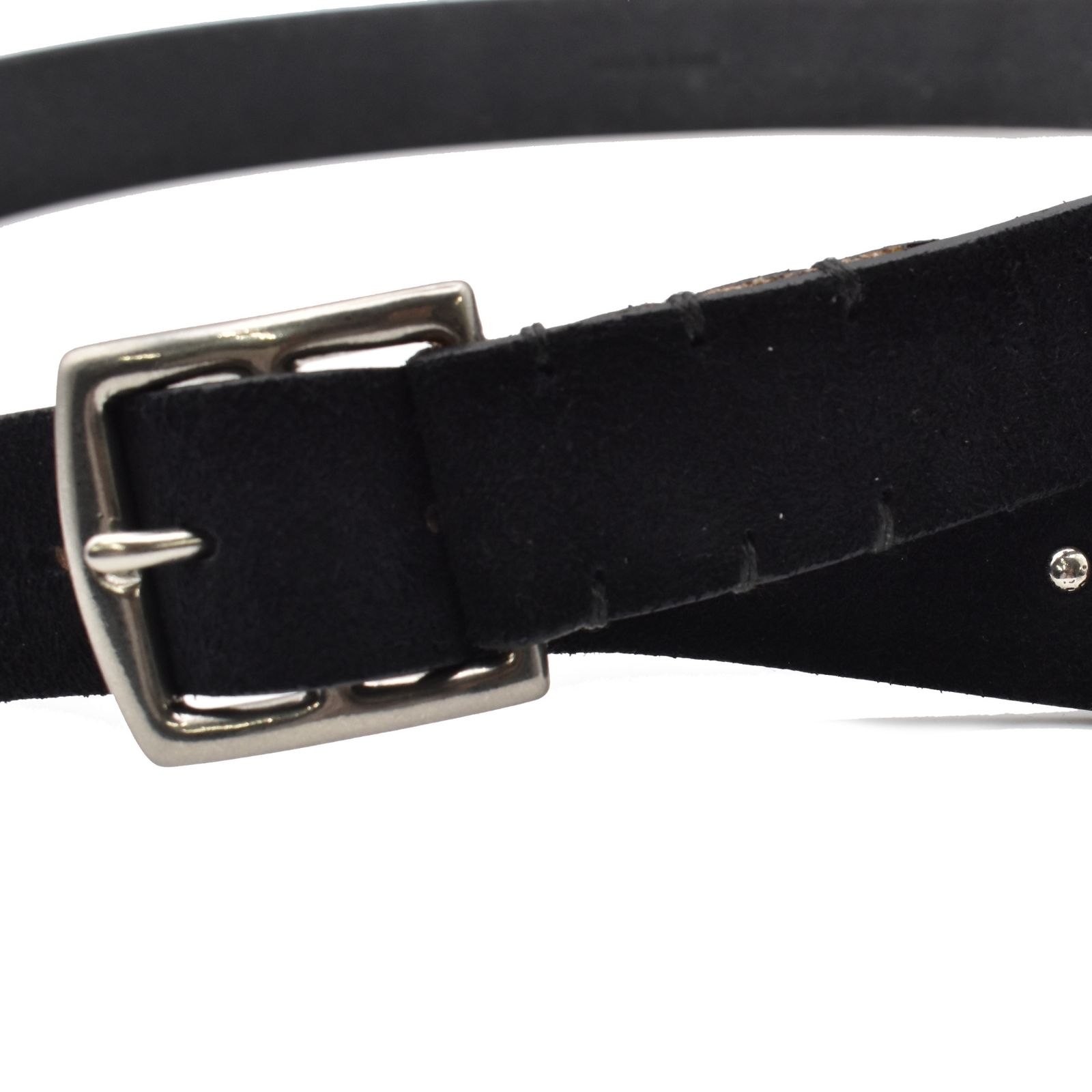 Suede Leather Belt （BLK） / スエードレザー ベルト （ブラック） LBT-016