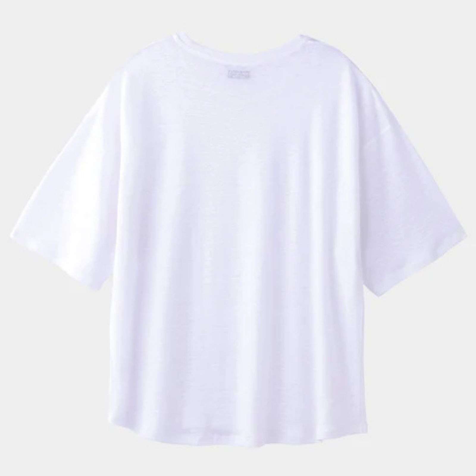 HF linen shirt SS （WHITE）｜リネン Tシャツ （ホワイト）｜HF-01