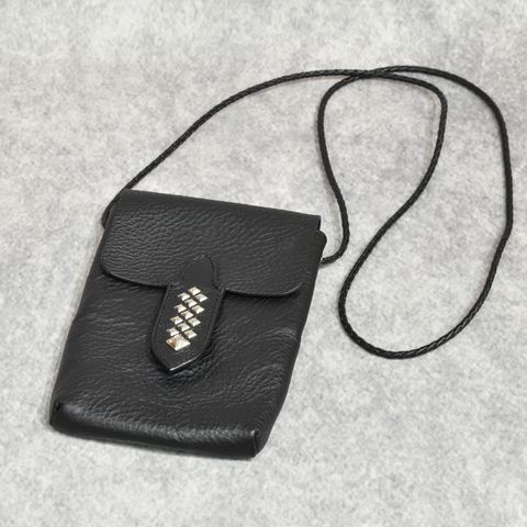STUDS LEATHER MULT POUCH (BLACK)｜スタッズ レザー マルチポーチ｜CL-26SS005LE EX