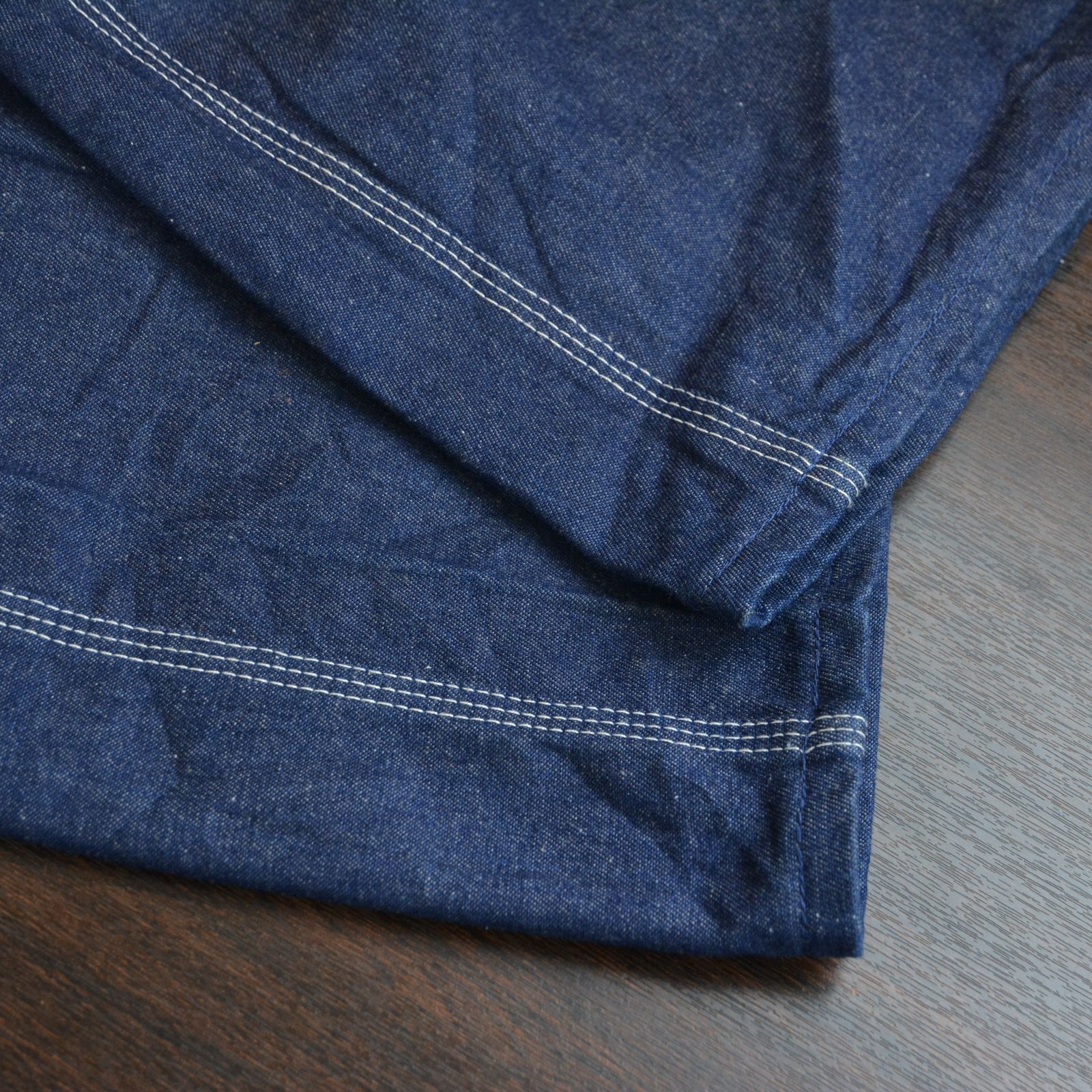 Dickies リジッドデニムオーバーオール/リフレクター古着/W40L30 Dickies リジッドデニムオーバーオール/リフレクター古着/W40L30Ω