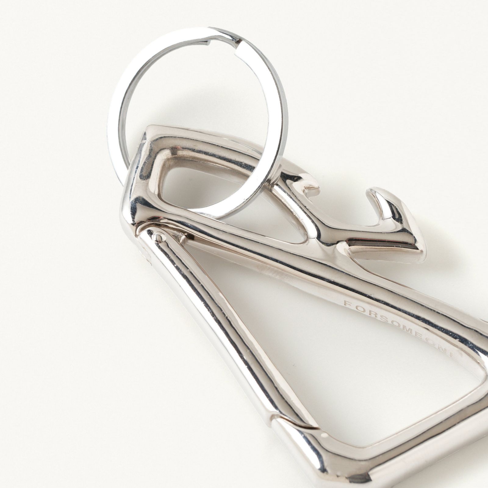FLAME CARABINER (SILVER / シルバー）