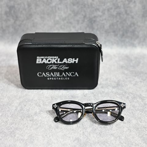 THE LINE × CASABLANCA サングラス タイプ 2 （BLACK×L.GRAY / ブラック×ライトグレー） CAS-02