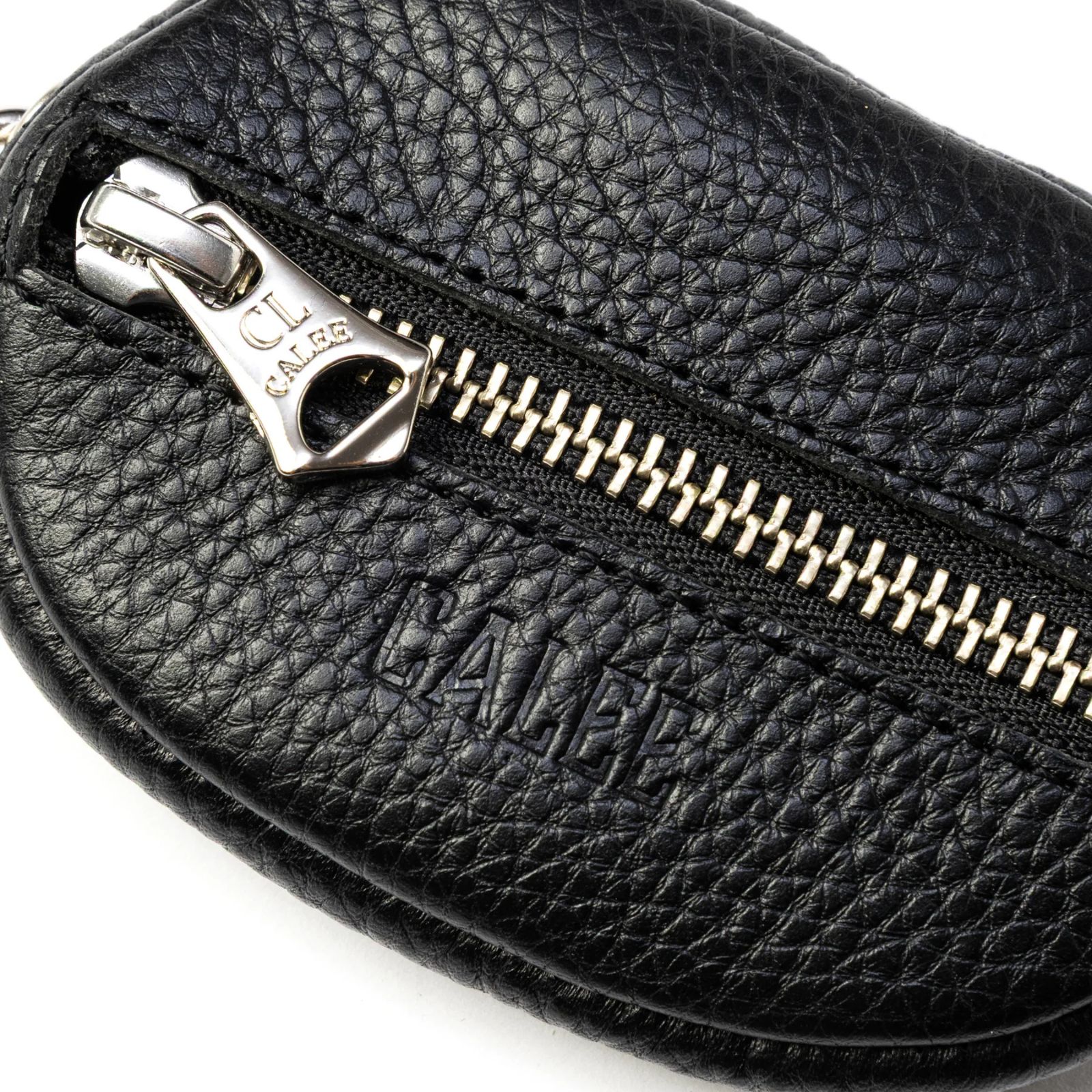 STUDS LEATHER ZIP COIN CASE (BLACK)｜スタッズレザー ジップ コインケース｜CL-26AWLE016