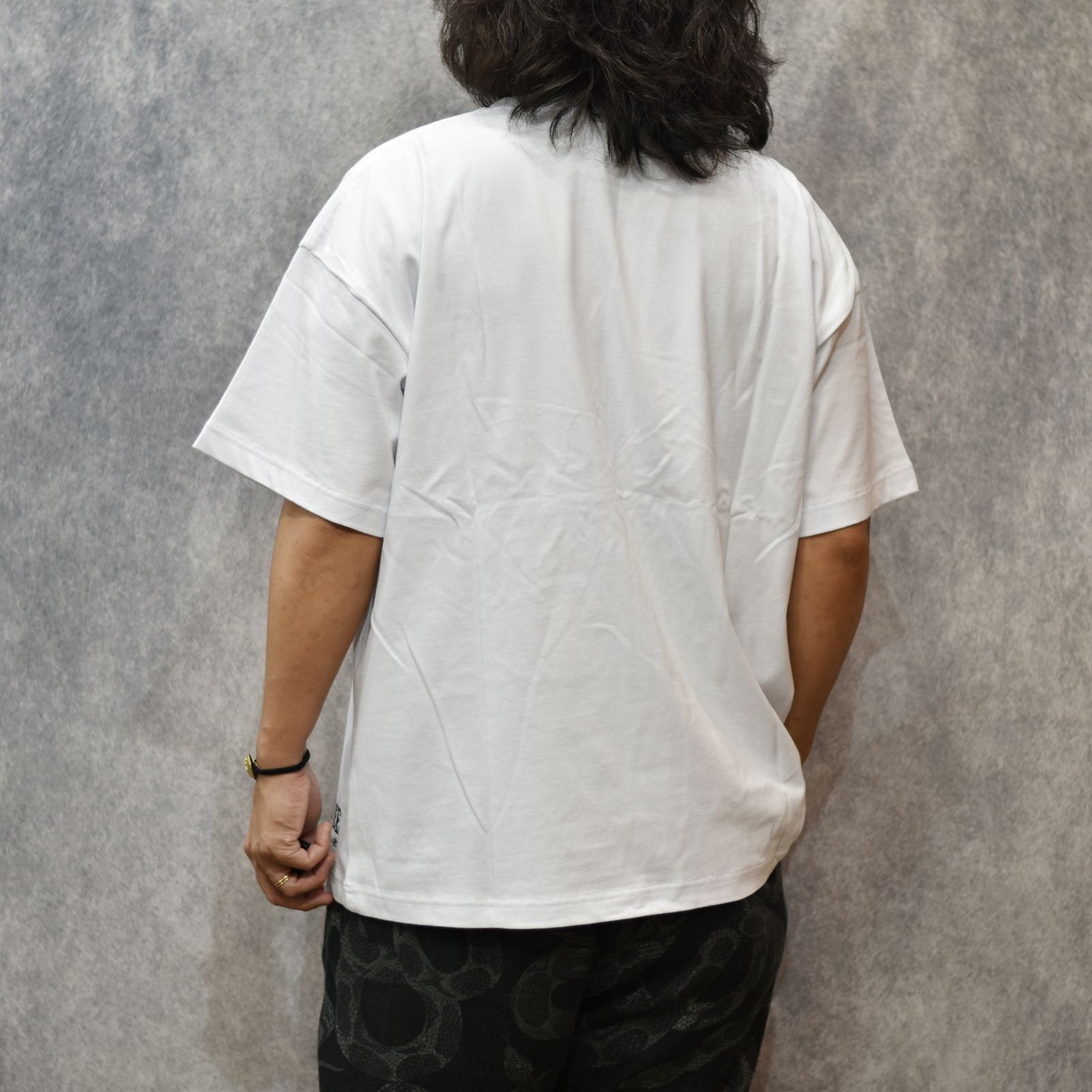CALEE NATIONAL LOGO TEE ＜REGULAR FIT＞ (WHITE)｜レギュラーフィット 半袖Tシャツ｜CL-25EA003EX