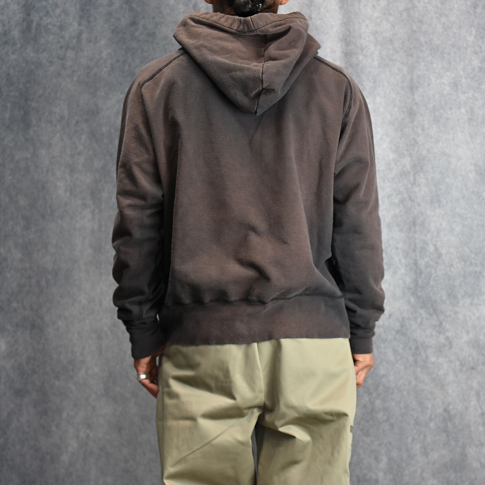 W-V AFTER HOODIE (BLACK / ブラック) パーカー フーディー 2401002M