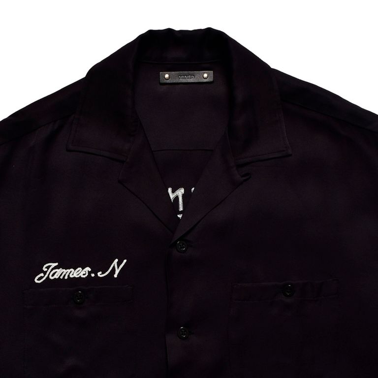 MINEDENIM - Detroit Embroidery Bowling SH （BLK