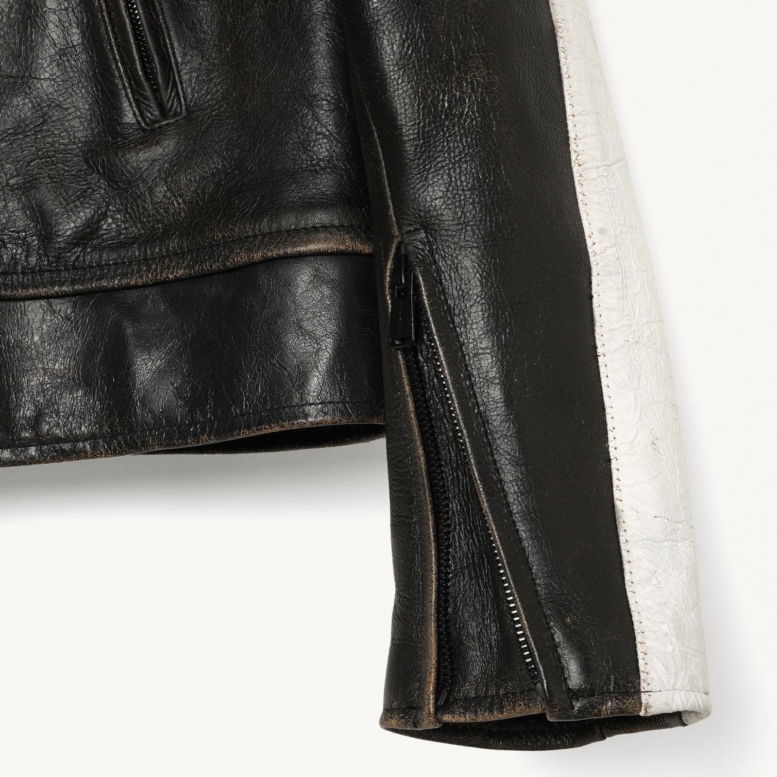 RACING JACKET LEATHER (BLACK) / レーシング レザージャケット （ブラック）