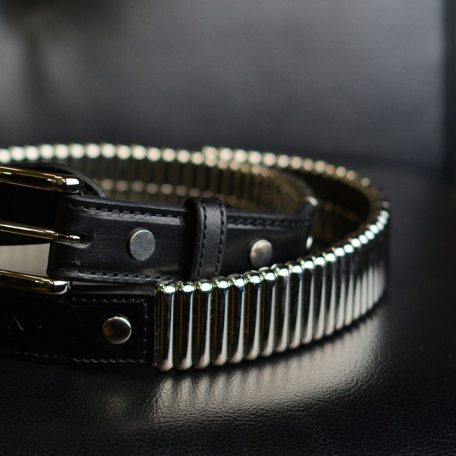 JOHNLAWRENCESULLIVAN - PIN BUCKLE METAL BELT” | chord online store