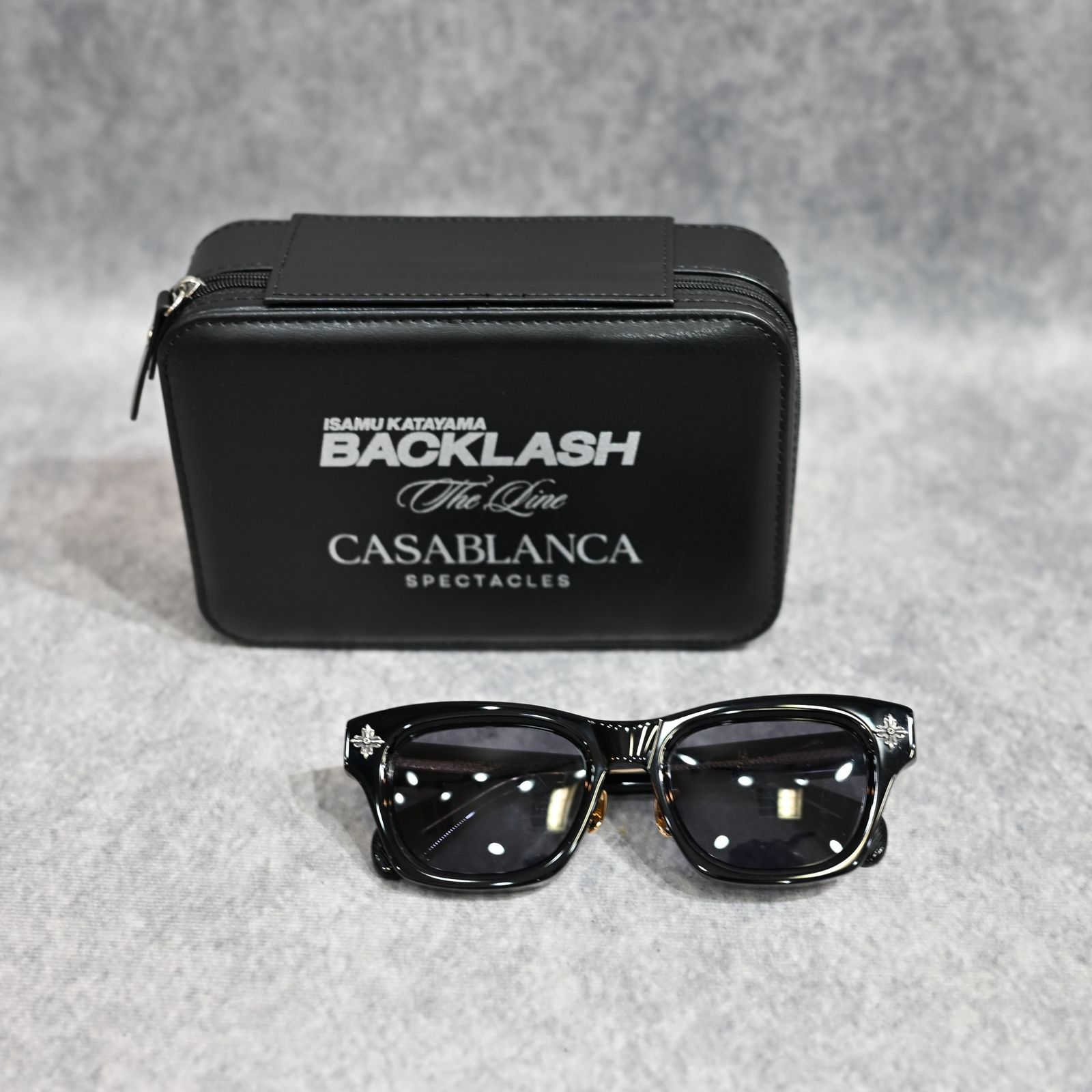 THE LINE × CASABLANCA サングラス タイプ 1 （BLACK×SMOKE / ブラック×スモーキー） CAS-01