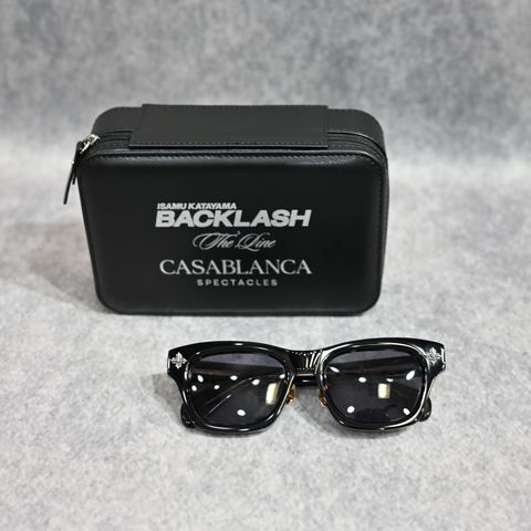 THE LINE × CASABLANCA サングラス タイプ 1 （BLACK×SMOKE / ブラック×スモーキー） CAS-01