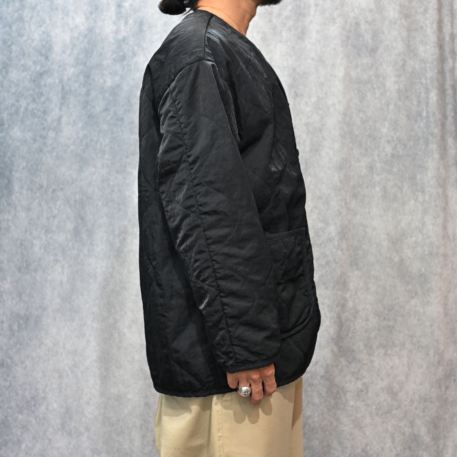 SUPER NYLON MILITARY LINER (BLACK)|スーパーナイロン ミリタリー ライナー ジャケット (ブラック) PC-015-2014-10
