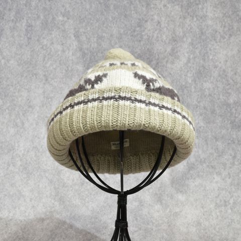 Canadian Knit Cap "SNOWMAN" (GRAY)｜ニットキャップ・ニット帽｜Z01011