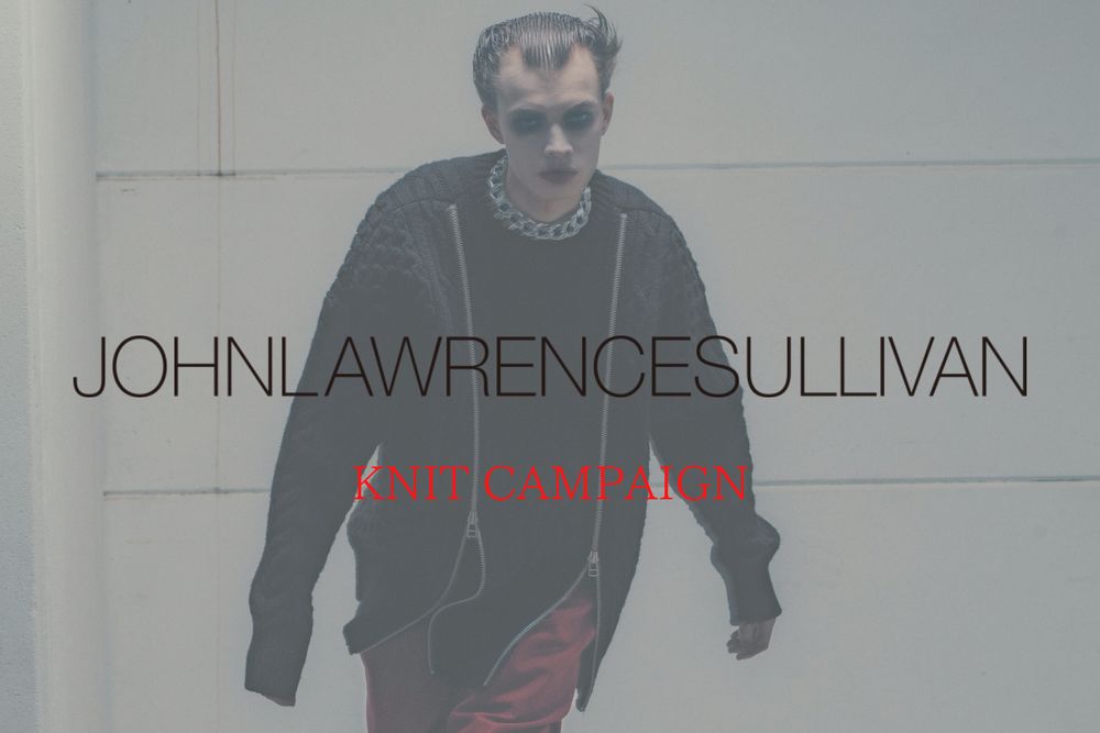 JOHNLAWRENCESULLIVAN 【2022A/W　KNIT CAMPAIGN】