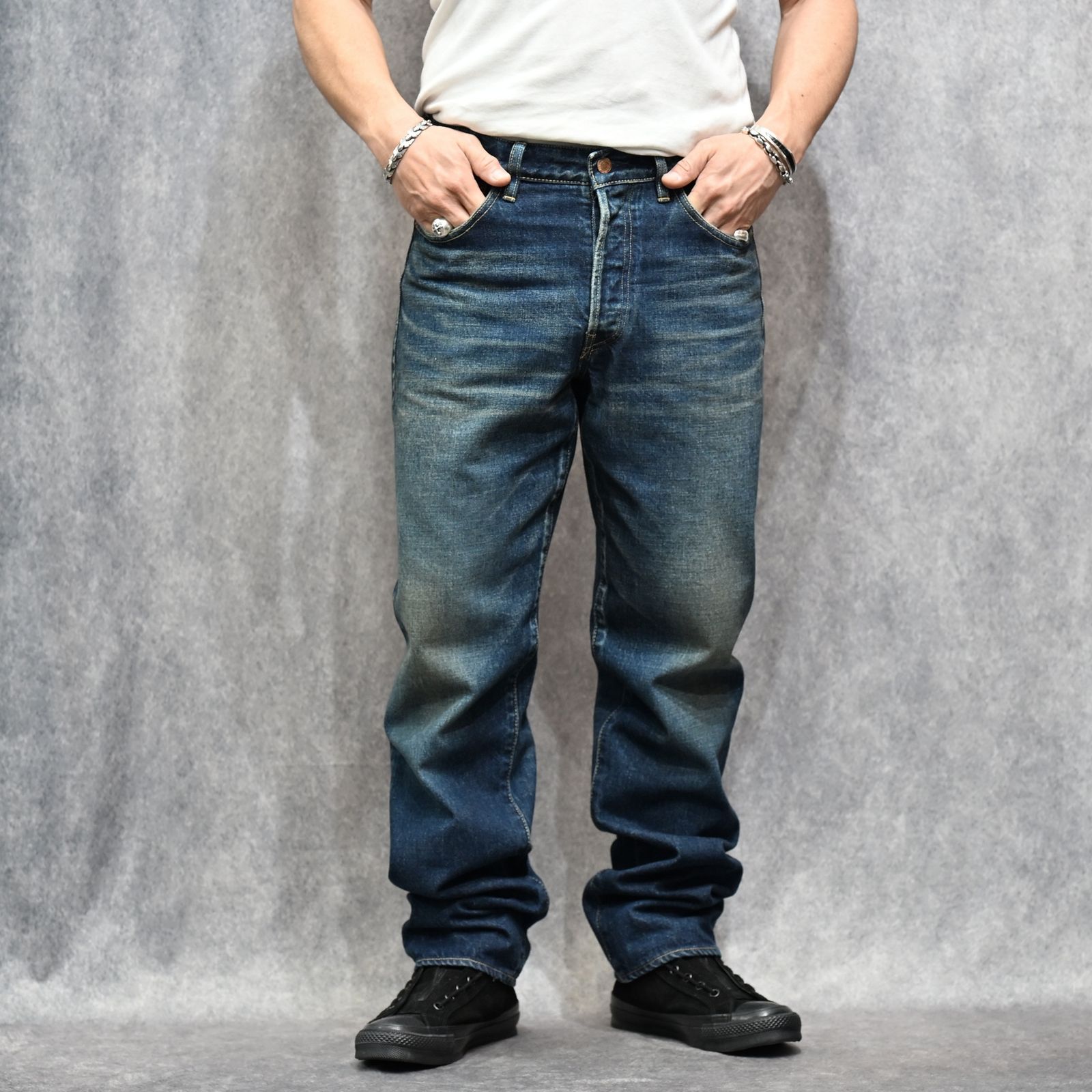 L.Straight 5pocket USD ｜ルーズストレート デニムパンツ｜2604-1001