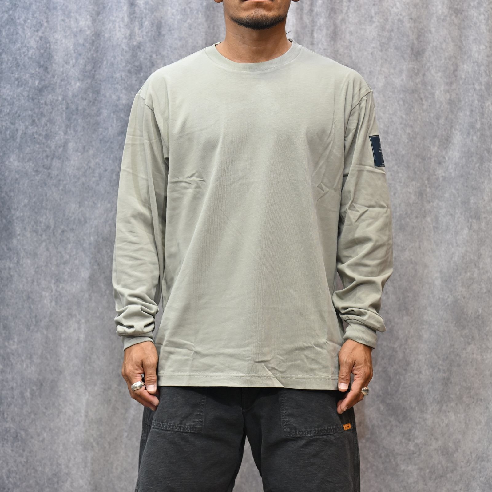 EXCHANGE SERVICE LONG SLEEVE （BEIGE） /  ロングスリーブ Tシャツ （ベージュ） 9252-CS82