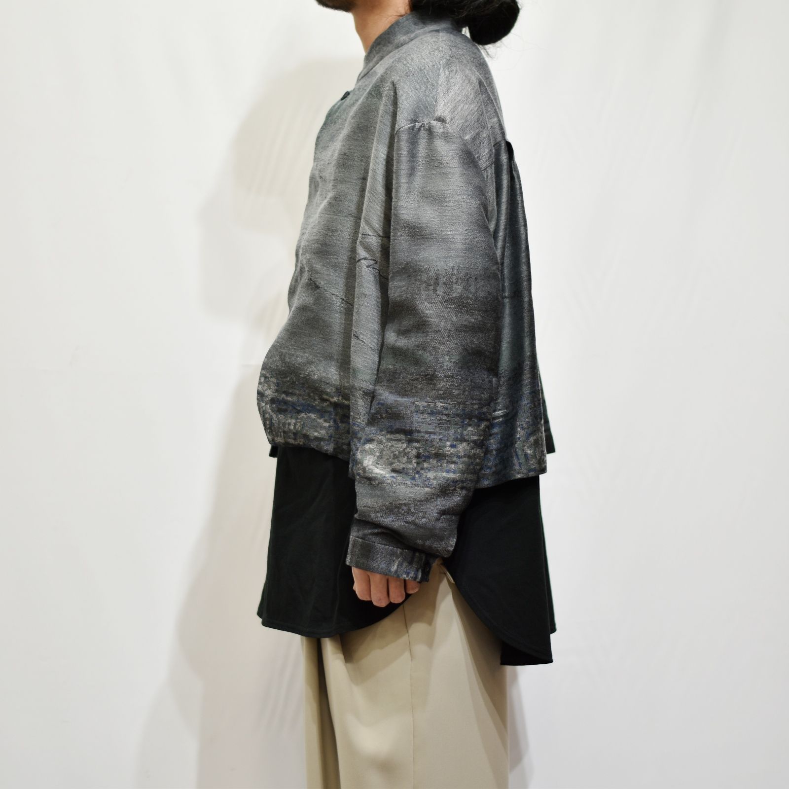 ショートシャツジャケット / LB22SS-SH04-JQ (SKY BLUE GREY)