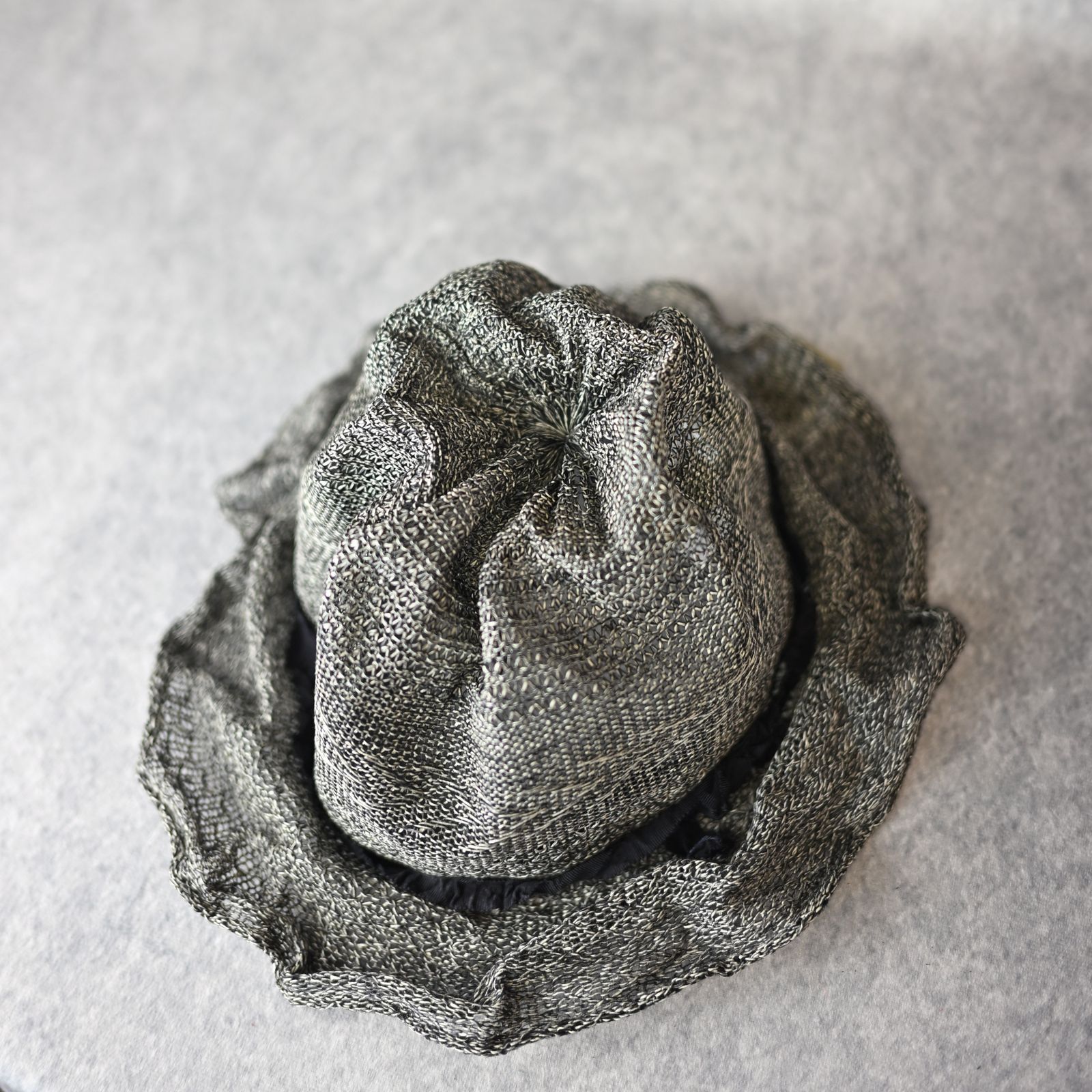 最旬ダウン yamamoto yohji - （GRAY HAT MOUNTAIN BODY PE PAPER 帽子