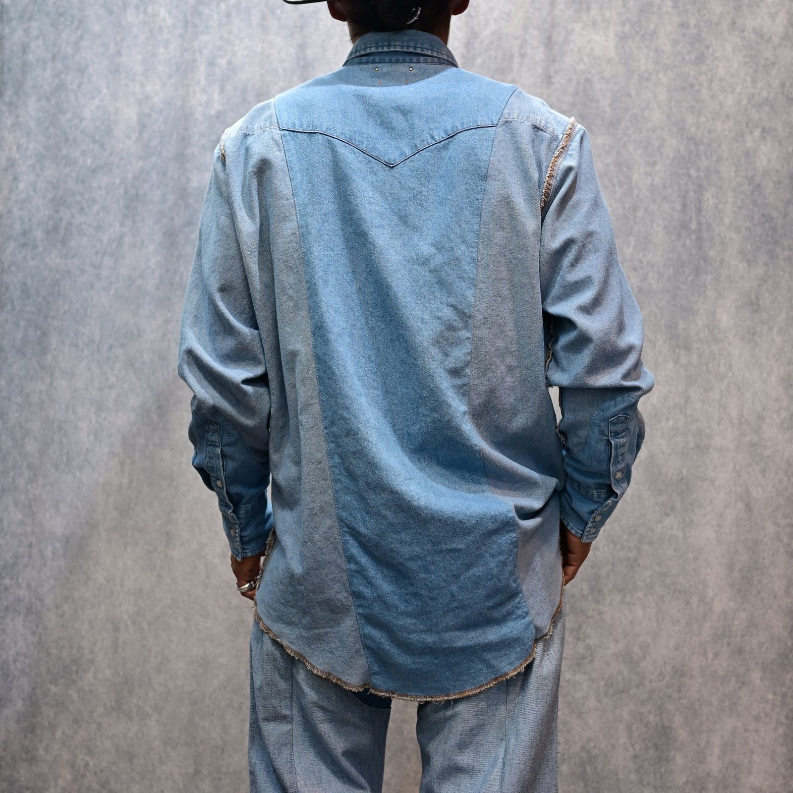 OLD PARK×MINEDENIM Inside out Western SH （USS） / MND-25SSOP001