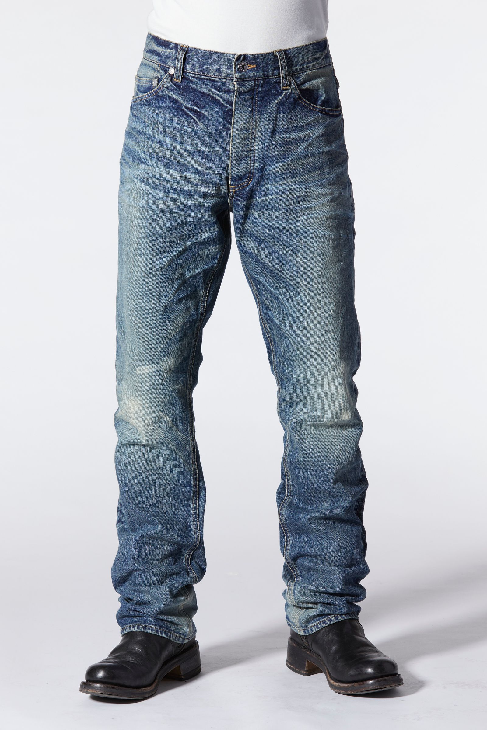 ［THE DENIM］ TIGHT STRAIGHT DENIM （LIGHIT INDIGO）
