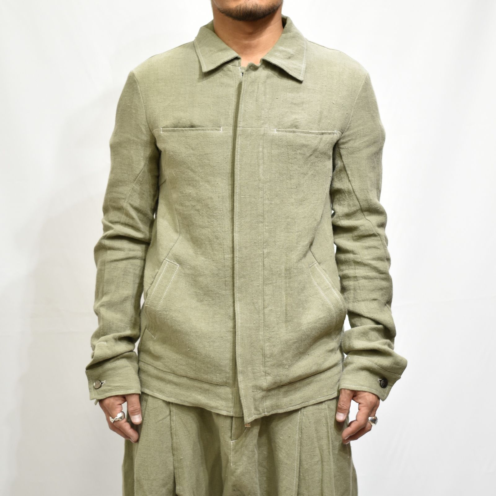 LINEN JEAN JAKET LINED 1/4 LINED JJ-1Z