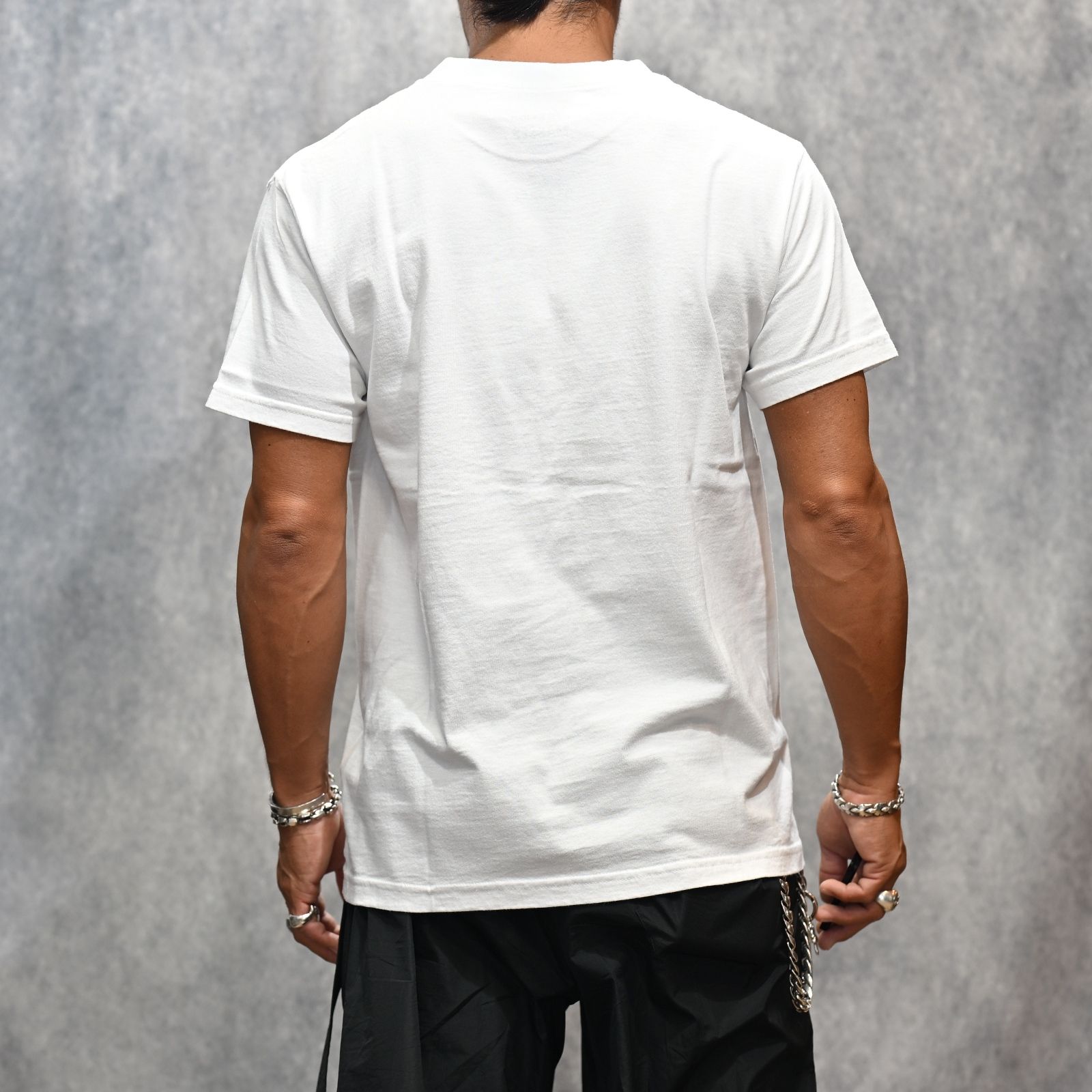 × MASSES “ROUND NECK” SHORT SLEEVE T A Ys （WHITE） / ML-T72-990-2
