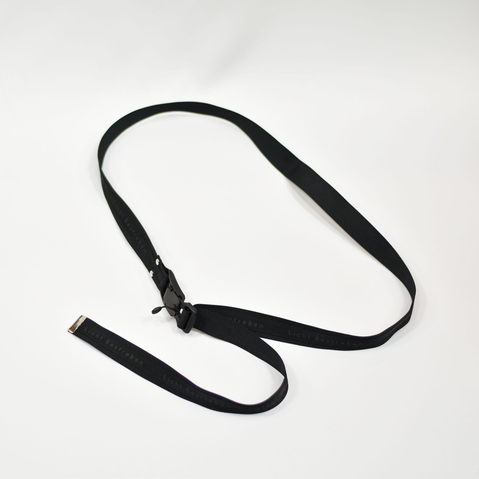 マグネットバックルロングベルト / LB22SS-AC01 (BLACK×BLACK)