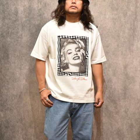 Marilyn Monroe TEE ＜B TYPE＞ (WHITE)｜マリリン・モンロー Tシャツ｜CL-26AW003EX