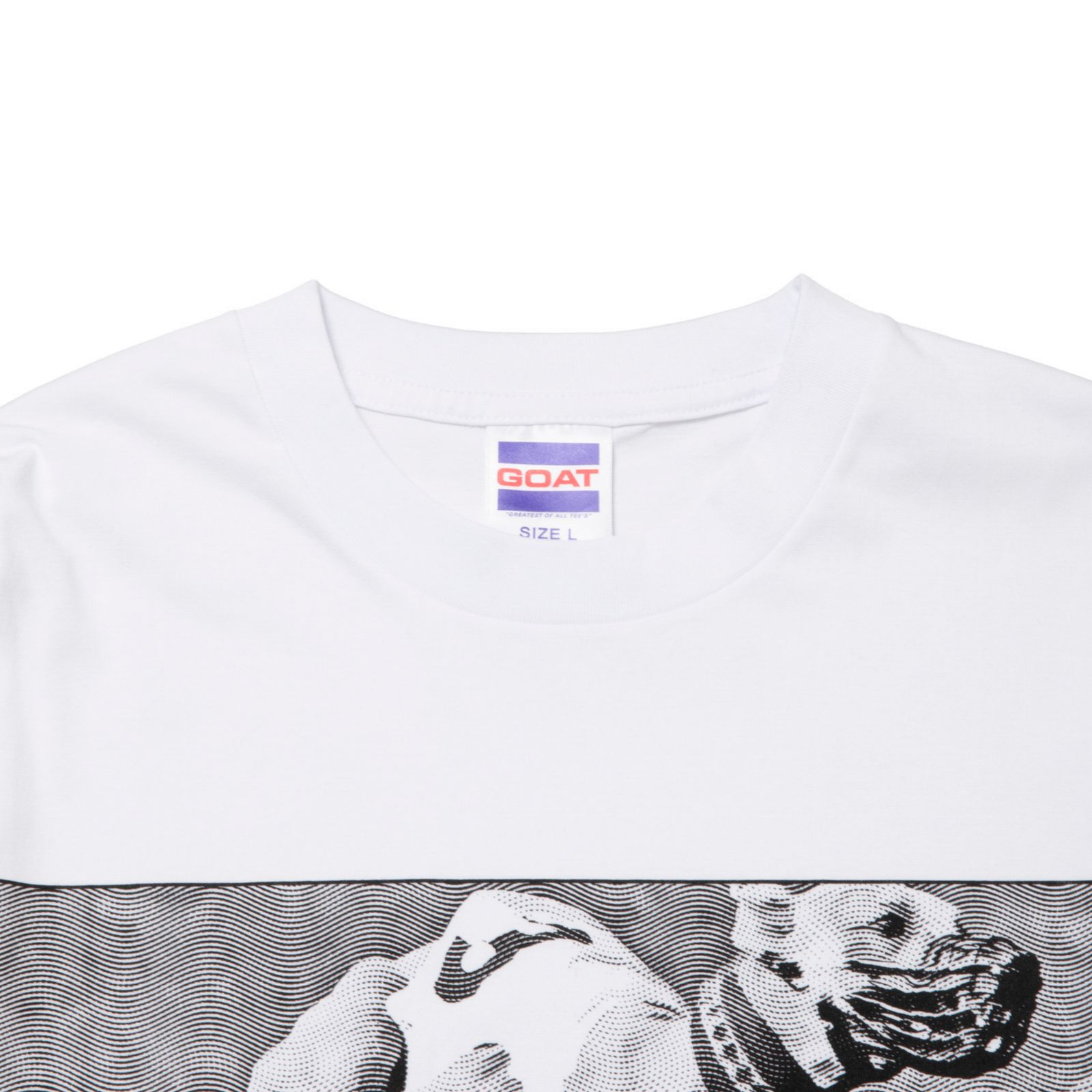 予約商品｜DOGRACE LS TEE （WHITE）｜ロングスリーブ プリントTシャツ｜入荷：2026年4月予定