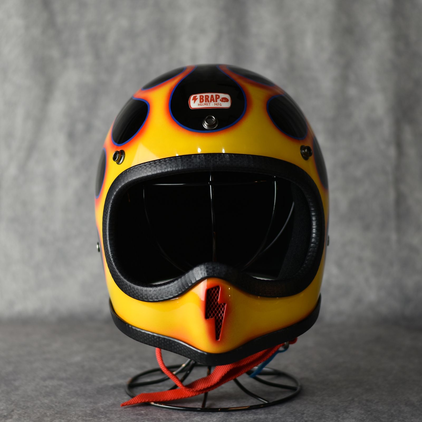 NoBudz - 即日発送 | BRAP HELMET CUSTOM 123 | ヴィンテージタイプ フルフェイス ヘルメット | chord  online store