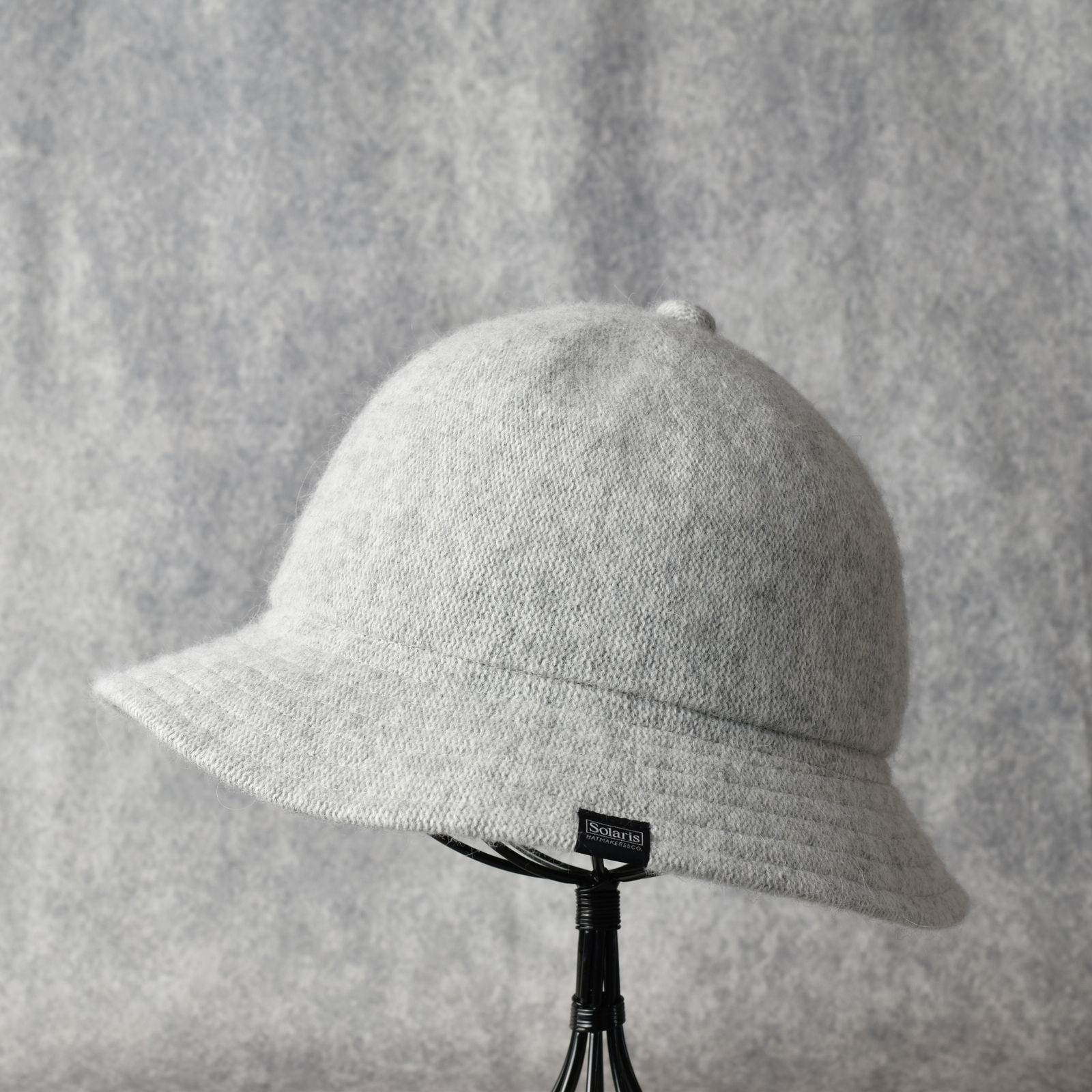 Angora Wool Bell Hat "BOYZ" (GRAY) / アンゴラウール ベル型ハット