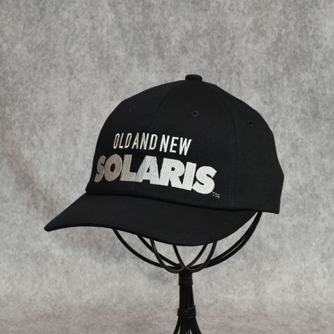 [FOOTBALL] Curved Visor Cap "TRAPBOY" (BLACK×BLACK)｜キャップ｜Y01008