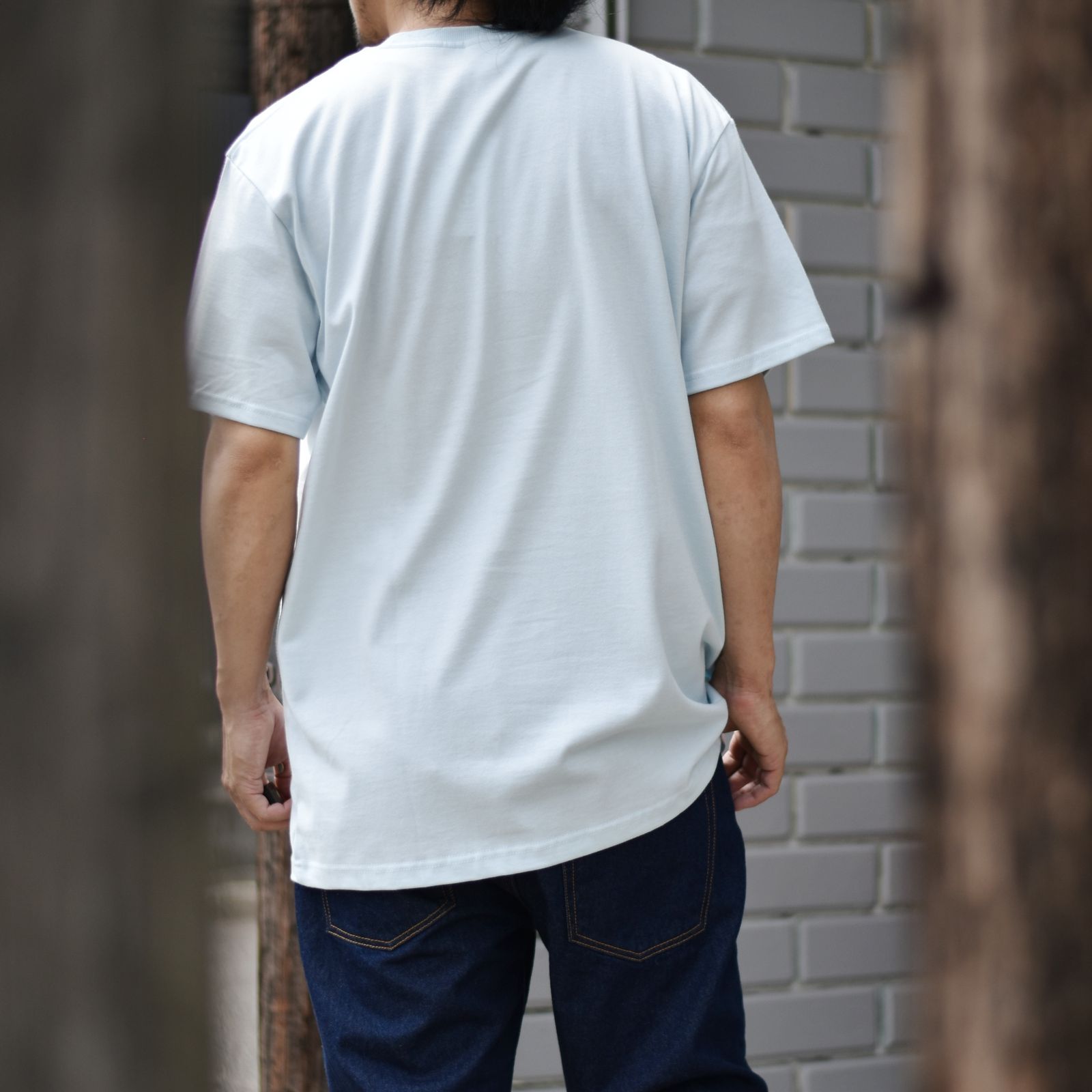 GIRL FRIEND T‐SHIRT (Lt.BLUE) / プリントTシャツ